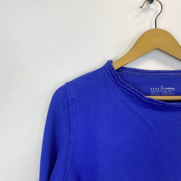 Neon Buddha Royal Blue Button Top - Picture 7 of 12